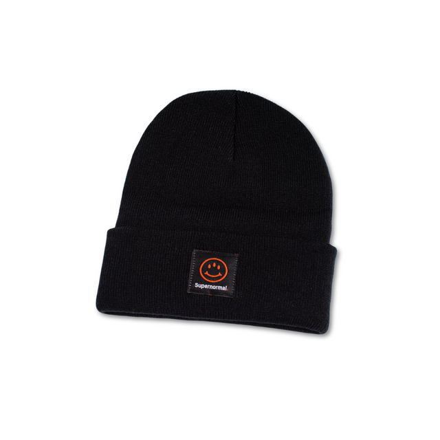 Patch Knit Beanie