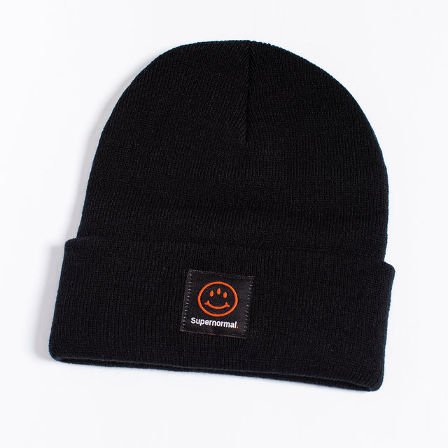 Patch Knit Beanie
