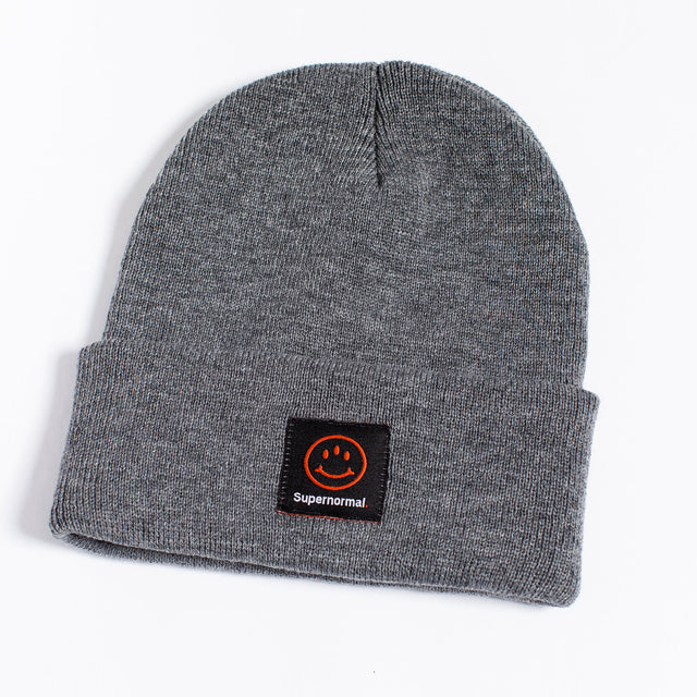 Patch Knit Beanie